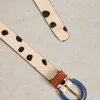 Woven Buckle Belt in NATURAL MULTI<White Stuff Discount