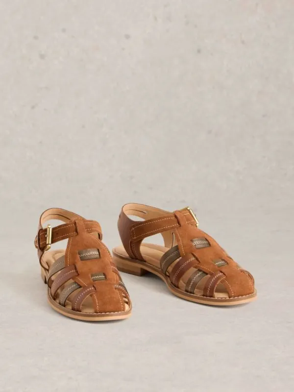 Zara Fisherman Sandal in TAN MULTI<White Stuff Fashion