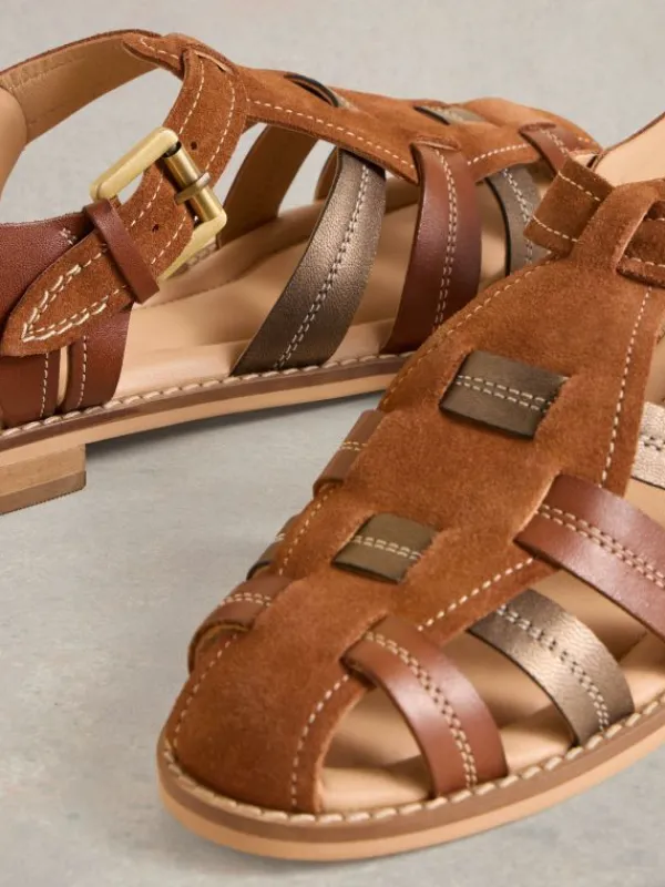 Zara Fisherman Sandal in TAN MULTI<White Stuff Fashion