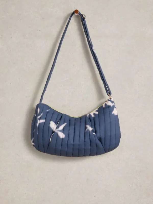 Zoe Printed Slingbag in NAVY PRINT<White Stuff Clearance