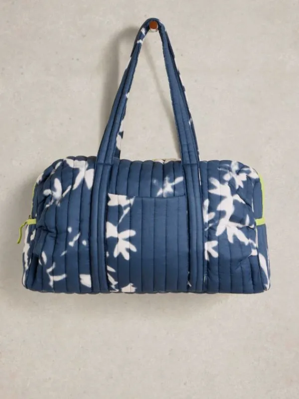 Zoe Printed Weekender Bag in NAVY PRINT<White Stuff New